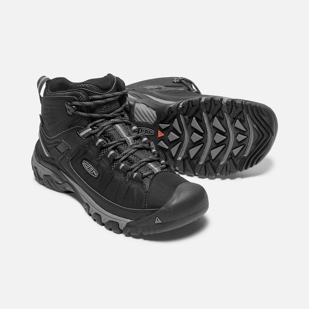 Keen Laarzen Heren Zwart - Targhee Exp Waterproof Mid - 72081-KGRC